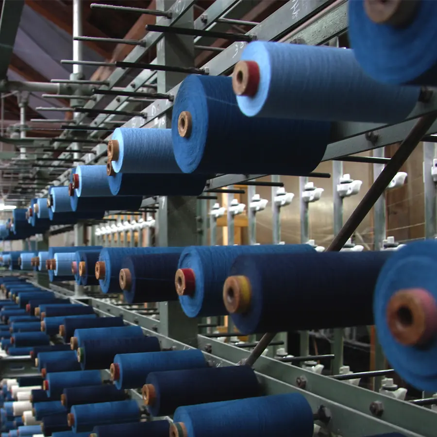 Woven on Shuttle Looms. Prepared as linen yarn and woven on traditional looms. Each fabric is dyed in Kyoto and finished in Tokyo to ensure the highest quality.